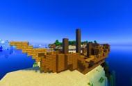 Shipwreck (Image via Minecraft)